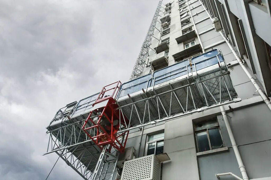 集成式附著升降腳手架案例